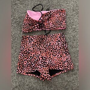 Fabletics bikini new never worn size medium and bandeau top